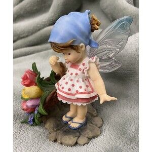 Enesco Fresh Flower Fairie 2006 My Little Kitchen Fairies Fairy Collection Tulip